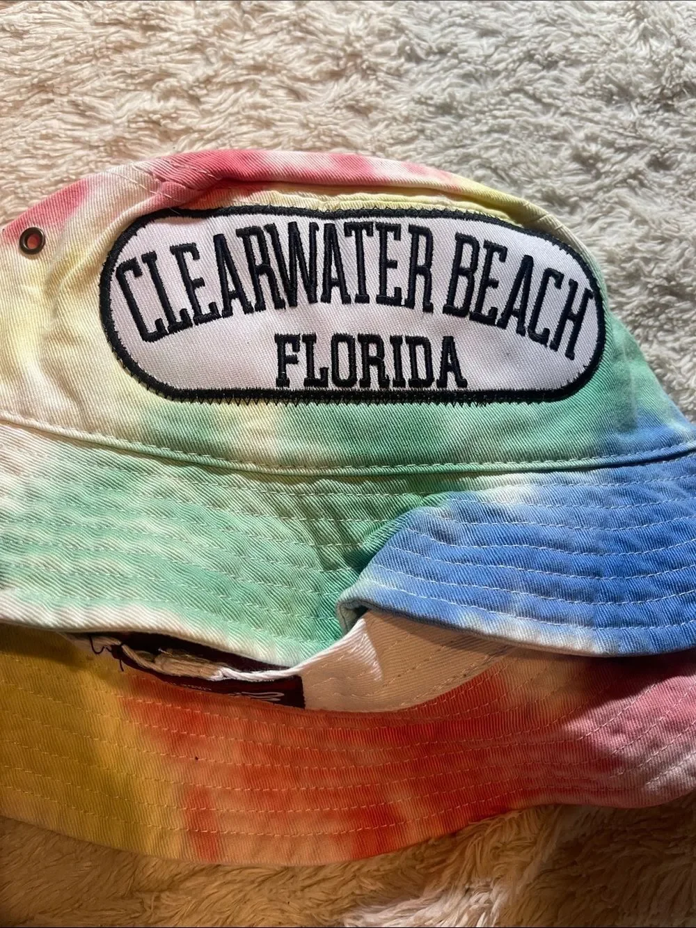 Clearwater Beach Florida Tie-Dye Bucket Hat